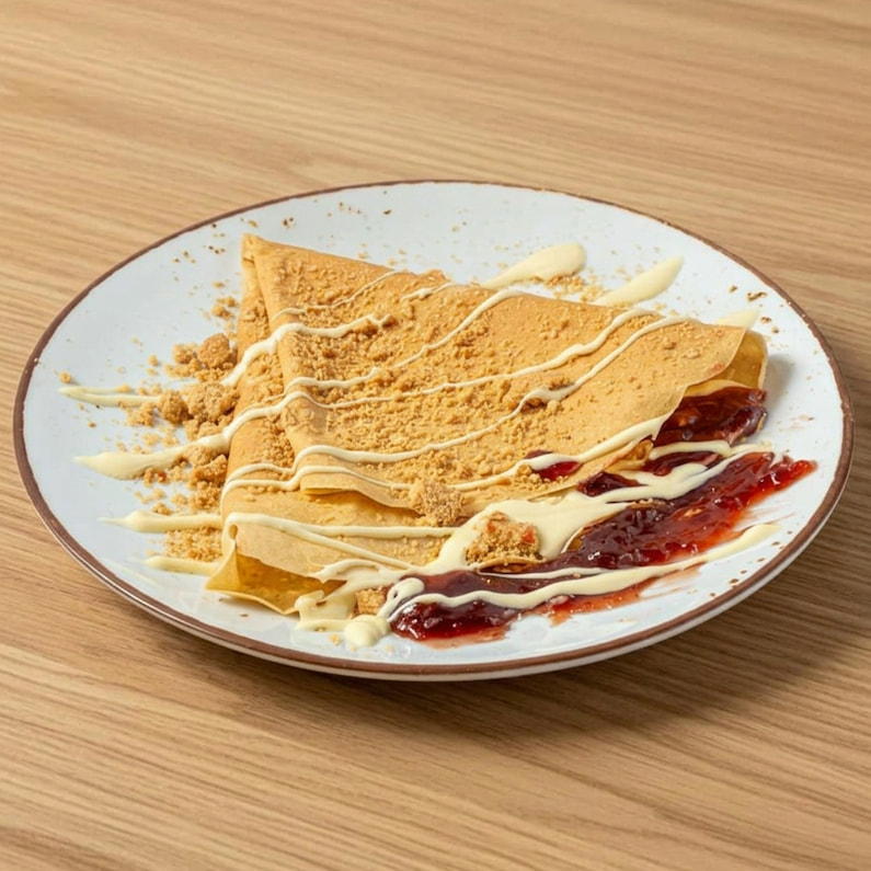 Κρέπα cheesecake — Κρέπες γλυκές